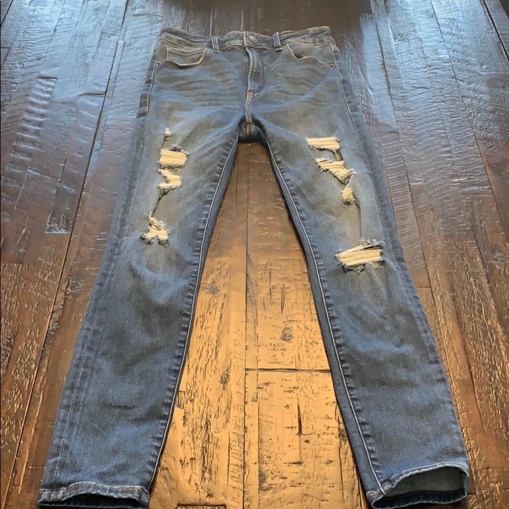 Abercrombie & Fitch high rise super skinny jeans
